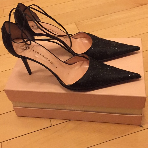 High heels dressy satin shoes - Picture 2 of 4